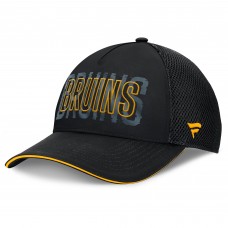 Boston Bruins Fanatics Black Fundamental Flex Hat