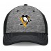 Бейсболка Pittsburgh Penguins Fanatics Gray/Black Fundamental Top Shelf 2-Tone
