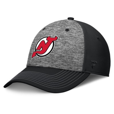 Бейсболка New Jersey Devils Fanatics Gray/Black Fundamental Top Shelf 2-Tone