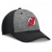 Бейсболка New Jersey Devils Fanatics Gray/Black Fundamental Top Shelf 2-Tone