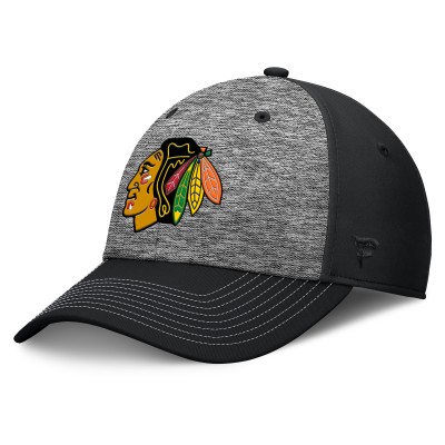 Бейсболка Chicago Blackhawks Fanatics Fundamental Top Shelf 2-Tone  - Gray/Black