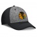 Бейсболка Chicago Blackhawks Fanatics Fundamental Top Shelf 2-Tone  - Gray/Black