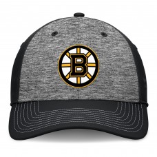 Boston Bruins Fanatics Gray/Black Fundamental Top Shelf 2-Tone Flex Hat