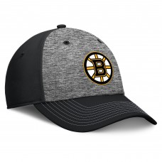 Boston Bruins Fanatics Gray/Black Fundamental Top Shelf 2-Tone Flex Hat