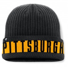 Шапка Pittsburgh Penguins Fanatics Black Blueliner Cuffed Knit