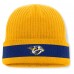 Nashville Predators Fanatics Gold Blueliner Cuffed Knit Hat