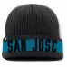 Шапка San Jose Sharks Fanatics Black Blueliner Cuffed Knit
