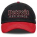 Бейсболка Detroit Red Wings Fanatics Heritage Home Ice Two-Tone - Black/Red