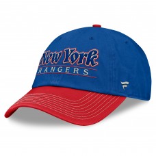 Бейсболка New York Rangers Fanatics Blue/Red Heritage Home Ice Two-Tone