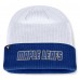 Шапка Toronto Maple Leafs Fanatics Blue/White Heritage Showboat Color-Block Cuffed Knit