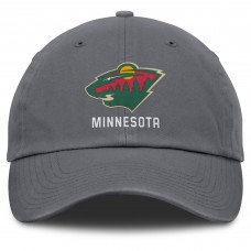 Бейсболка Minnesota Wild Fanatics Charcoal Washed