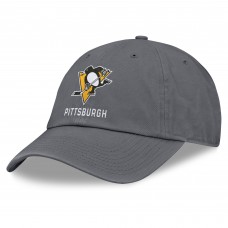 Бейсболка Pittsburgh Penguins Fanatics Charcoal Washed