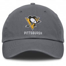 Бейсболка Pittsburgh Penguins Fanatics Charcoal Washed
