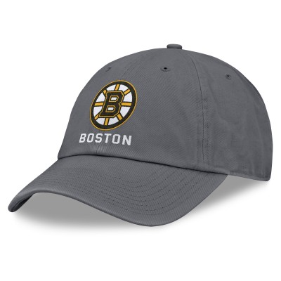 Бейсболка Boston Bruins Fanatics Charcoal Washed