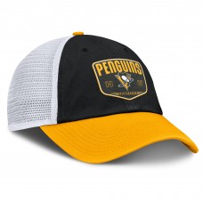 Бейсболка Pittsburgh Penguins Fanatics Black Fundamental One-Time