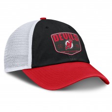 Бейсболка New Jersey Devils Fanatics Black Fundamental One-Time Trucker Бейсболка New Jersey Devils Fanatics Black Fundamental One-Time Trucker