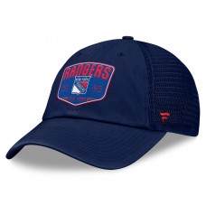 Бейсболка New York Rangers Fanatics Blue Fundamental One-Time Trucker