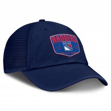 Бейсболка New York Rangers Fanatics Blue Fundamental One-Time Trucker