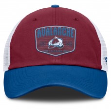 Бейсболка Colorado Avalanche Fanatics Burgundy Fundamental One-Time Trucker