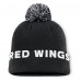 Шапка с помпоном Detroit Red Wings Fanatics Fundamental High Stick Cuffed Knit - Black