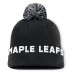 Шапка с помпоном Toronto Maple Leafs Fanatics Black Fundamental High Stick
