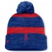 Шапка с помпоном New York Rangers Fanatics Navy Fundamental Red Line