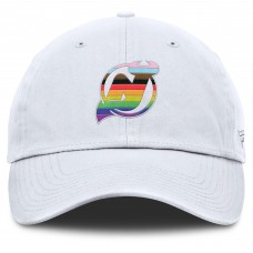 Бейсболка New Jersey Devils Fanatics White PRIDE Бейсболка New Jersey Devils Fanatics White PRIDE