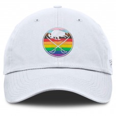 Бейсболка Buffalo Sabres Fanatics White PRIDE