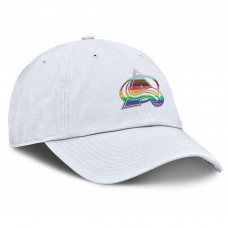 Бейсболка Colorado Avalanche Fanatics White PRIDE