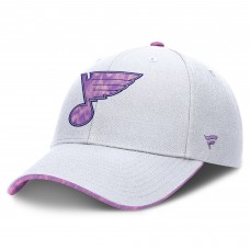 Бейсболка St. Louis Blues Fanatics Authentic Pro Hockey Fights Cancer - White