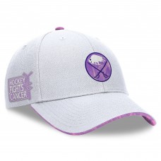 Бейсболка Buffalo Sabres Fanatics White Authentic Pro Hockey Fights Cancer