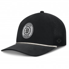Boston Bruins Fanatics Black Front Office Performance A-Frame Adjustable Hat