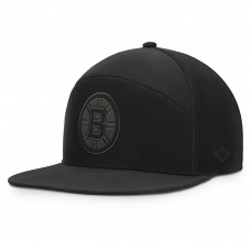 Boston Bruins Fanatics Black Front Office Adjustable Hat