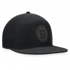 Boston Bruins Fanatics Black Front Office Adjustable Hat
