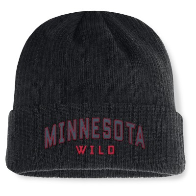 Minnesota Wild Fanatics Black Andee Cuffed Beanie