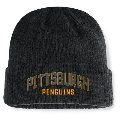 Pittsburgh Penguins Fanatics Black Andee Cuffed Beanie