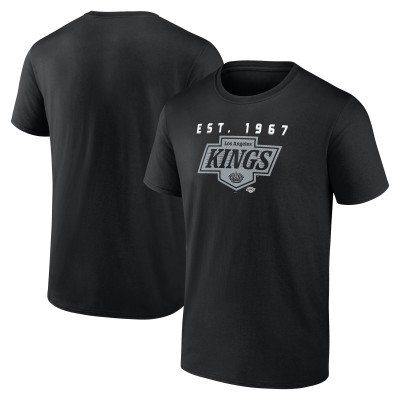 Los Angeles Kings Logo Athletic Black Coordinate T-Shirt