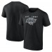 Los Angeles Kings Logo Athletic Black Coordinate T-Shirt