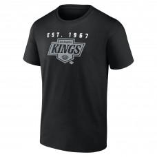 Los Angeles Kings Logo Athletic Black Coordinate T-Shirt