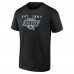 Los Angeles Kings Logo Athletic Black Coordinate T-Shirt