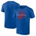 New York Rangers Logo Athletic Blue Coordinate T-Shirt New York Rangers Logo Athletic Blue Coordinate T-Shirt