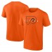 Philadelphia Flyers Logo Athletic Orange Coordinate T-Shirt