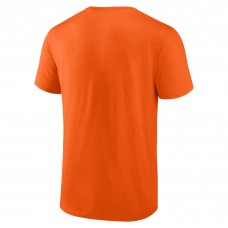 Philadelphia Flyers Logo Athletic Orange Coordinate T-Shirt