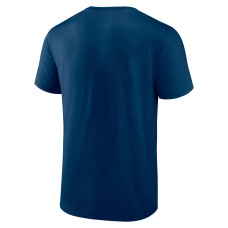 Seattle Kraken Logo Athletic Navy Coordinate T-Shirt