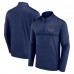 Washington Capitals Head-to-Head Raglan Quarter-Zip Top - Heather Navy