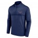 Washington Capitals Head-to-Head Raglan Quarter-Zip Top - Heather Navy