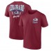 Футболка Colorado Avalanche Logo Athletic Burgundy Never Over