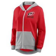 Женская Толстовка Carolina Hurricanes Logo Athletic Red Hit It French Terry Full-Zip Женская Толстовка Carolina Hurricanes Logo Athletic Red Hit It French Terry Full-Zip