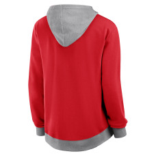 Женская Толстовка Carolina Hurricanes Logo Athletic Red Hit It French Terry Full-Zip Женская Толстовка Carolina Hurricanes Logo Athletic Red Hit It French Terry Full-Zip