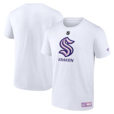 Seattle Kraken Fanatics White 2024 Hockey Fights Cancer T-Shirt Seattle Kraken Fanatics White 2024 Hockey Fights Cancer T-Shirt